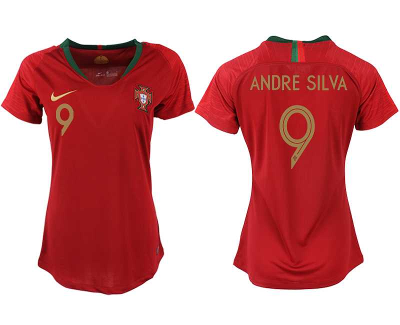 Women Portugal 9 ANDRE SILVA Home 2018 FIFA World Cup Soccer Jersey,We sell and wholesale Women Portugal 9 ANDRE SILVA Home 2018 FIFA World Cup Soccer Jersey on line form chian!